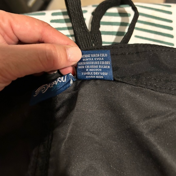 NWT Kanu Surf Women's Black Stretch Board Shorts Swim Bottom Size 12 - Picture 10 of 10